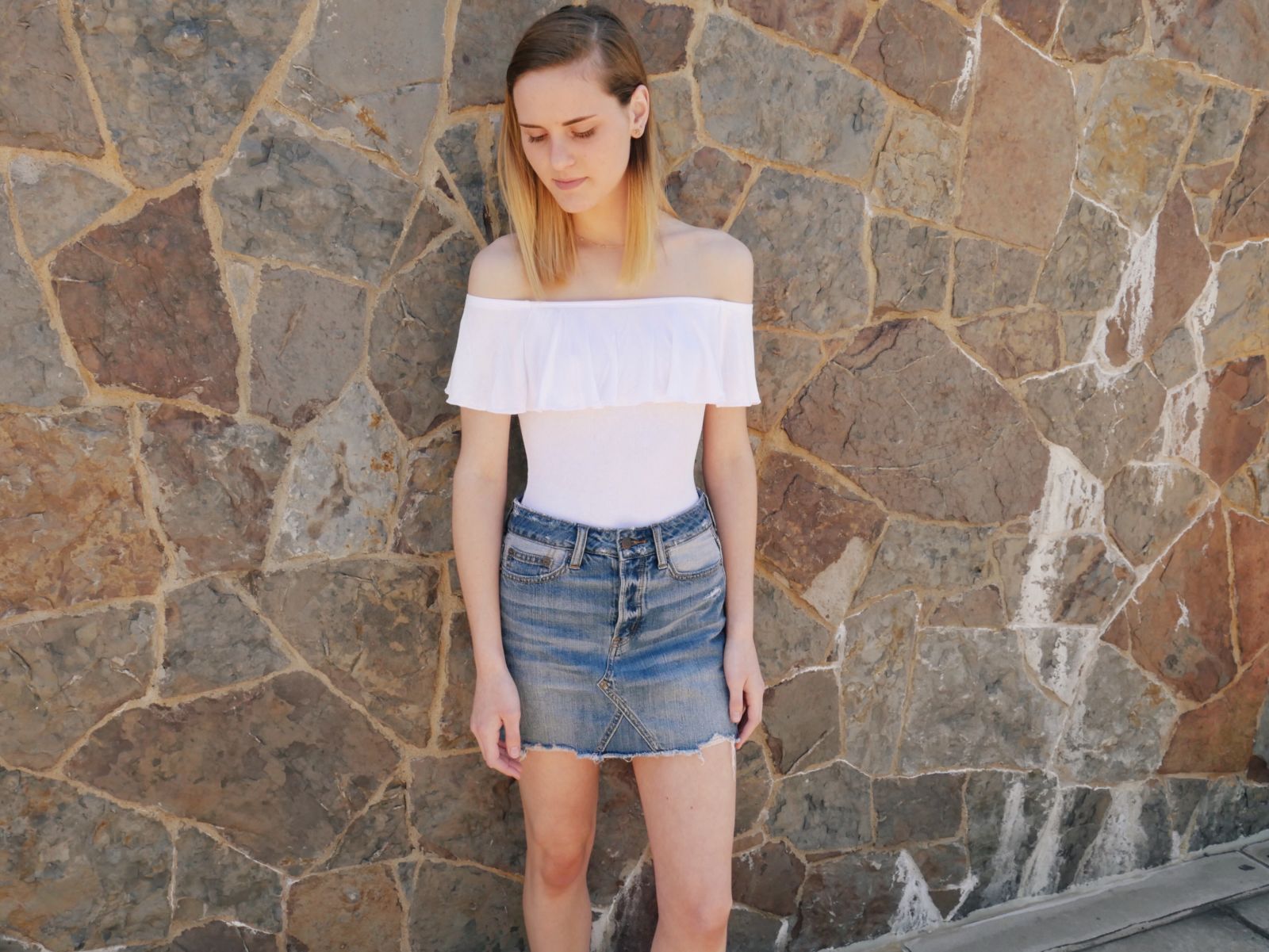 denim skirt