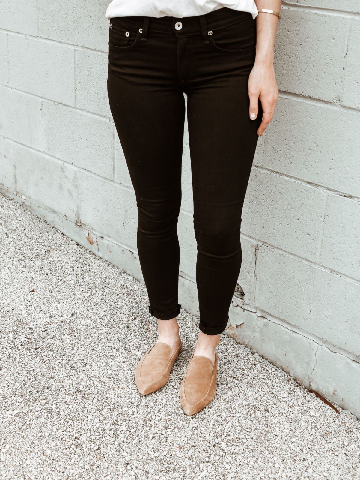 black rag & bone ankle skinny raw hem jeans | Nordstrom Anniversary Sale picks | oh darling blog