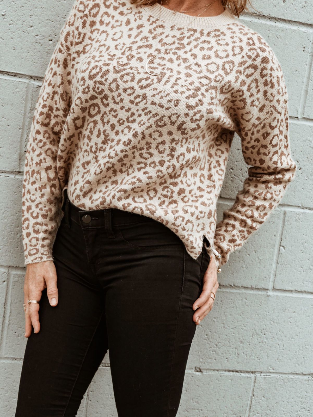 leopard print sweater | oh darling blog