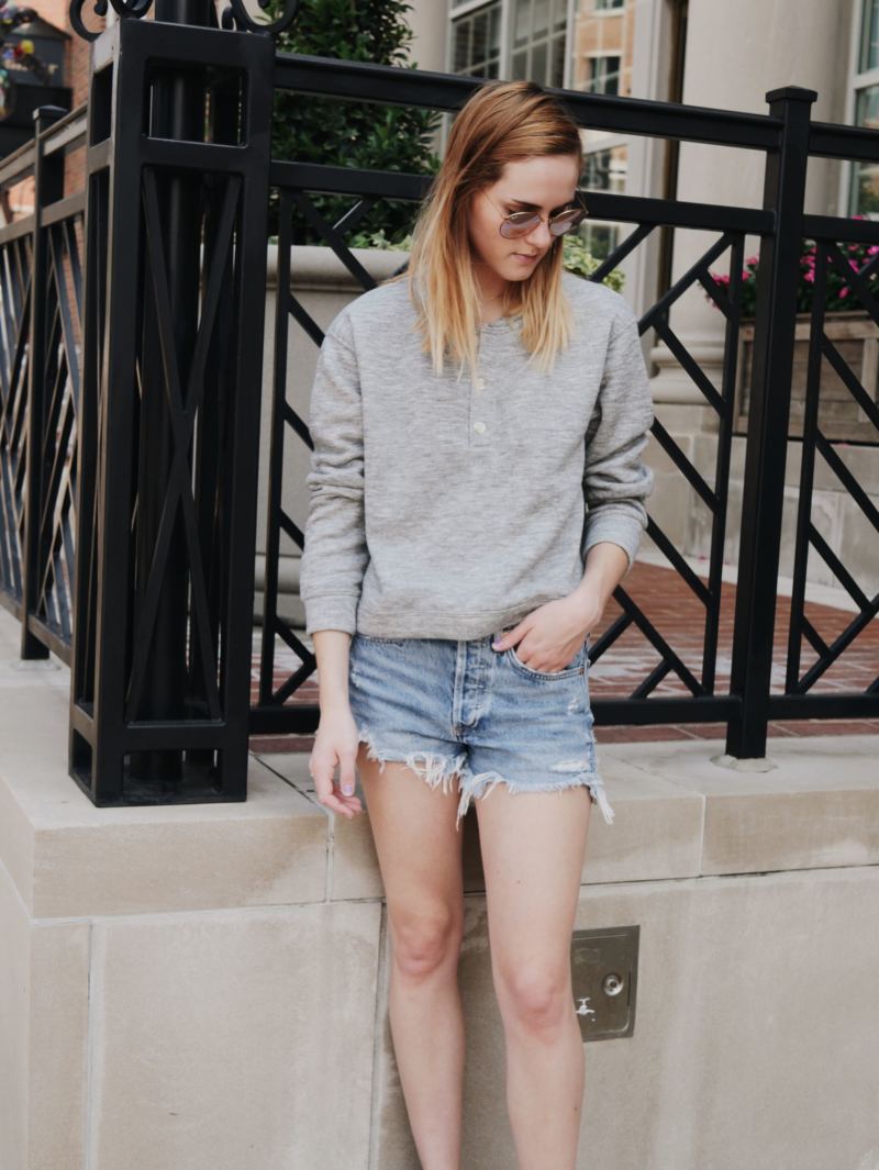 cushy knit henley pullover