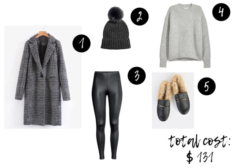 warm & cozy outfit under $150