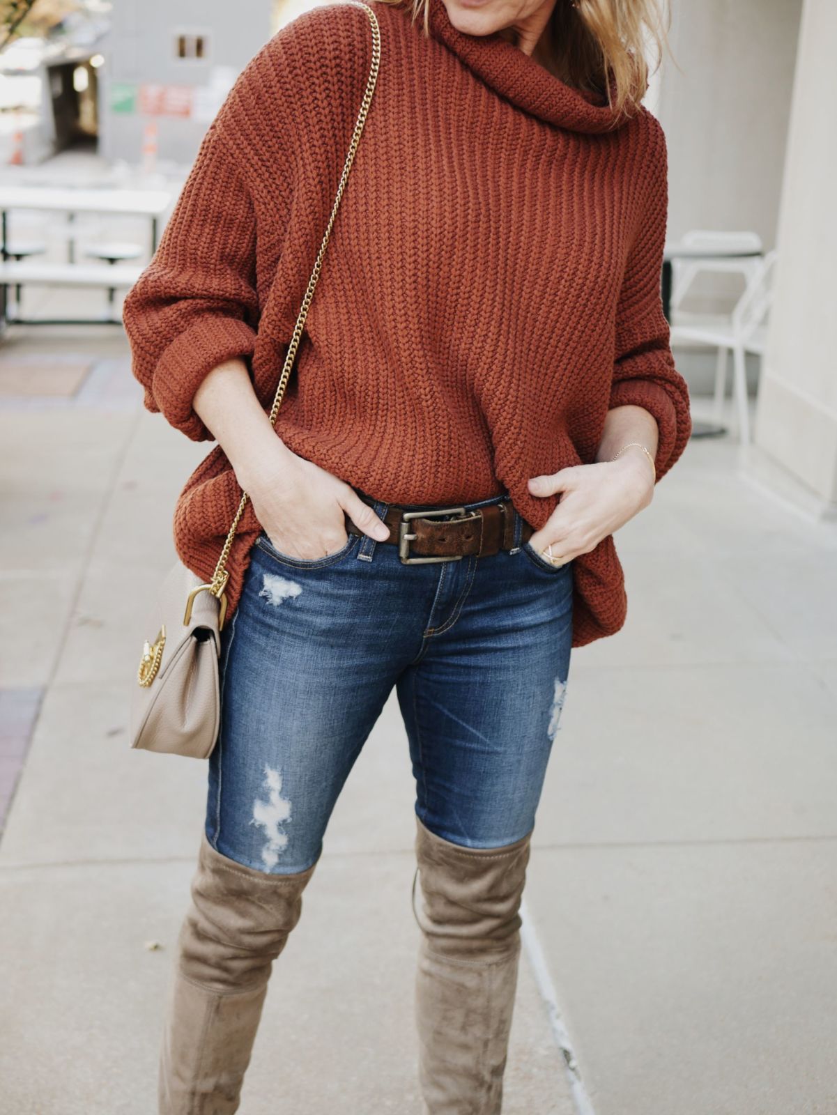 styling over the knee boots | oh darling blog