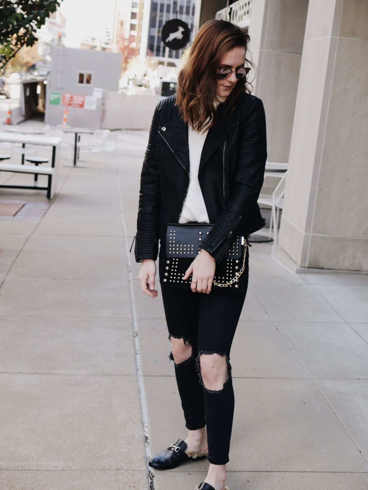 styling a leather jacket | oh darling blog