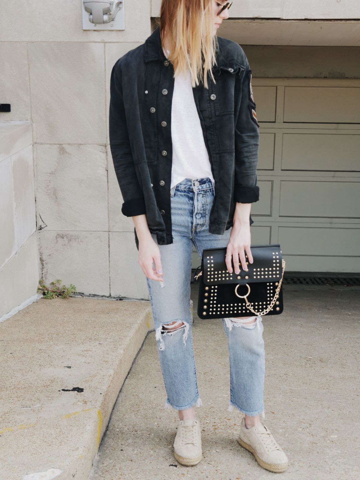 styling a military jacket | oh darling blog