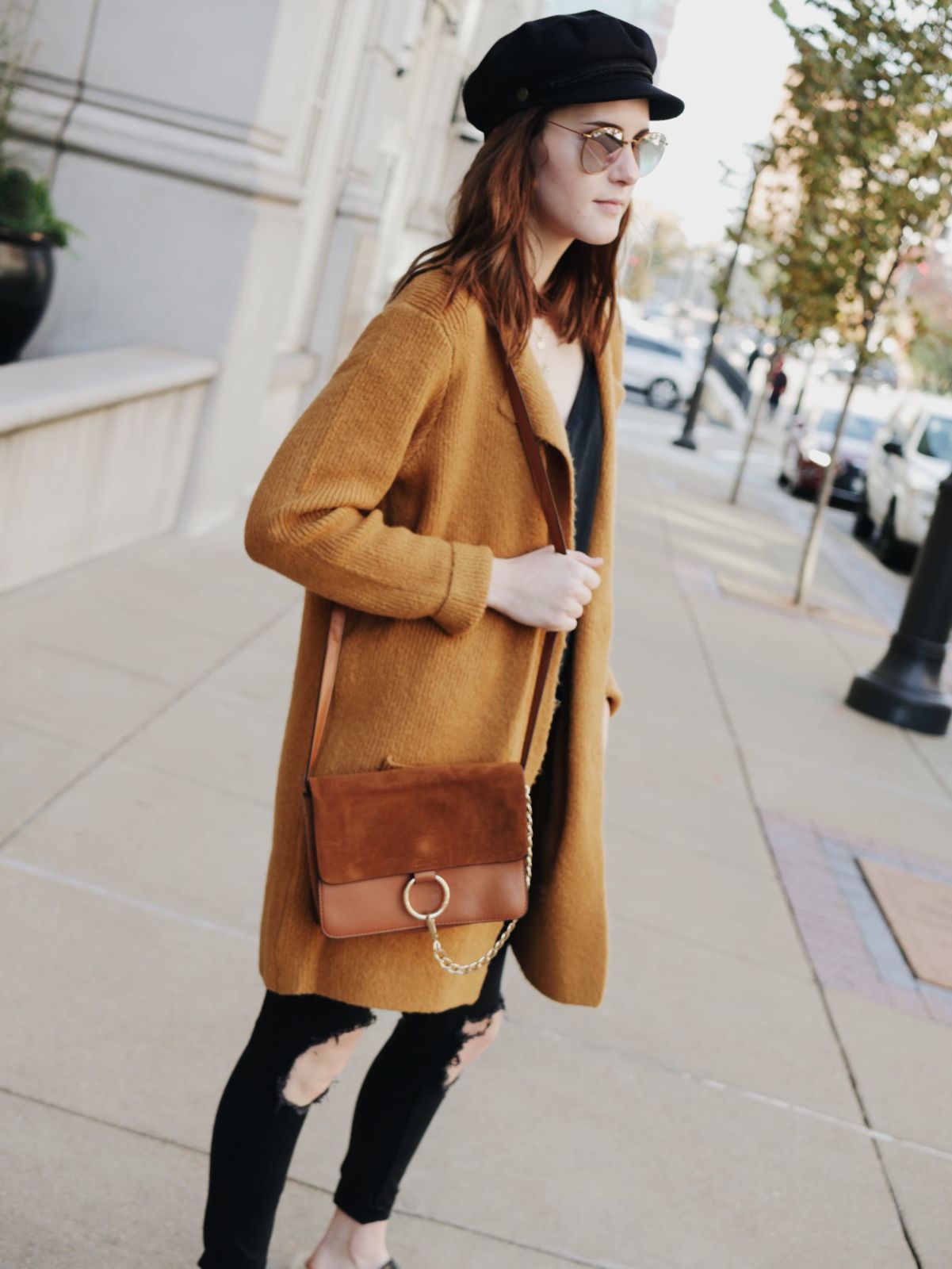 statement bag | sweater coat | oh darling blog