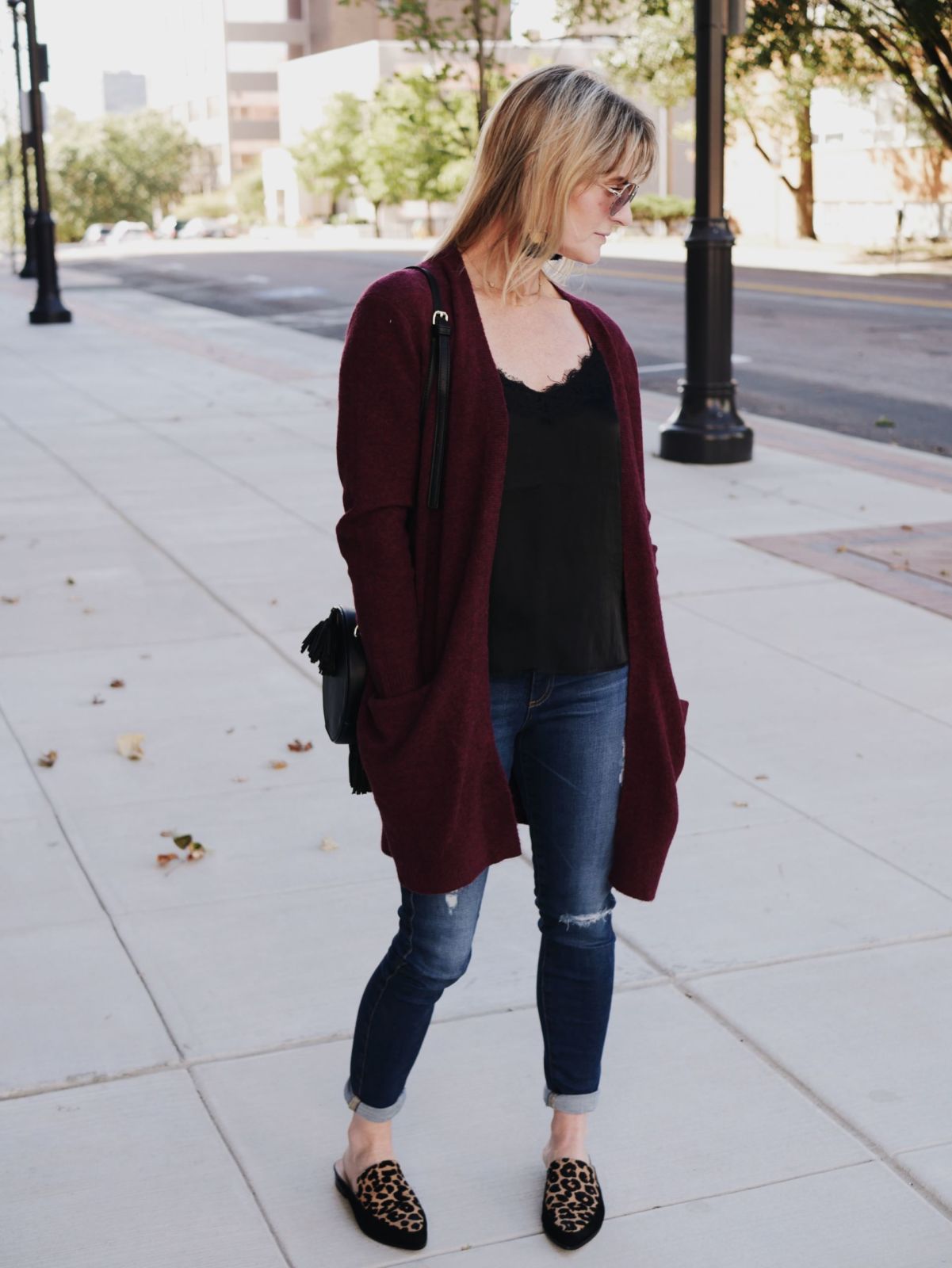 camisole | cardigan | fall style | oh darling blog