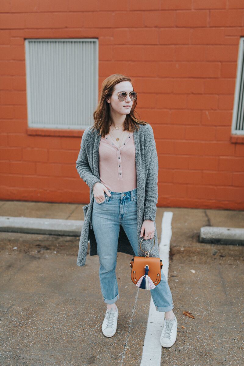 Lydia Shelton shares how to style a long sleeve henley tee