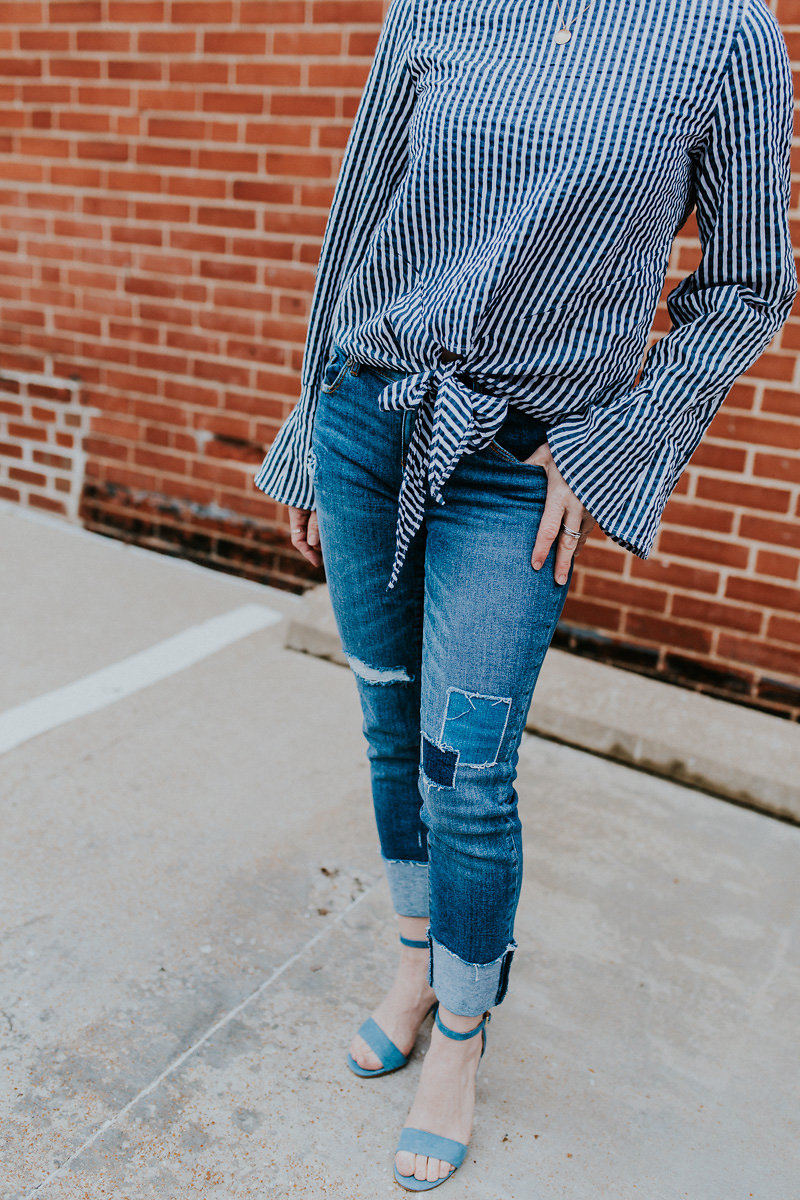 oh darling blog | how to style a striped blouse