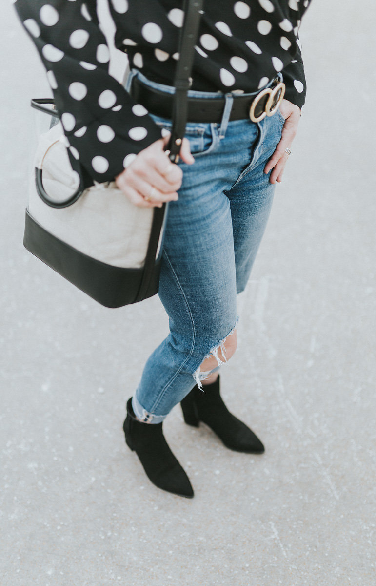 clear plastic tote for spring 