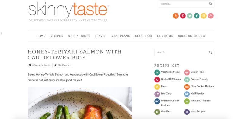 Skinny Taste - Healthy Recipes Blog