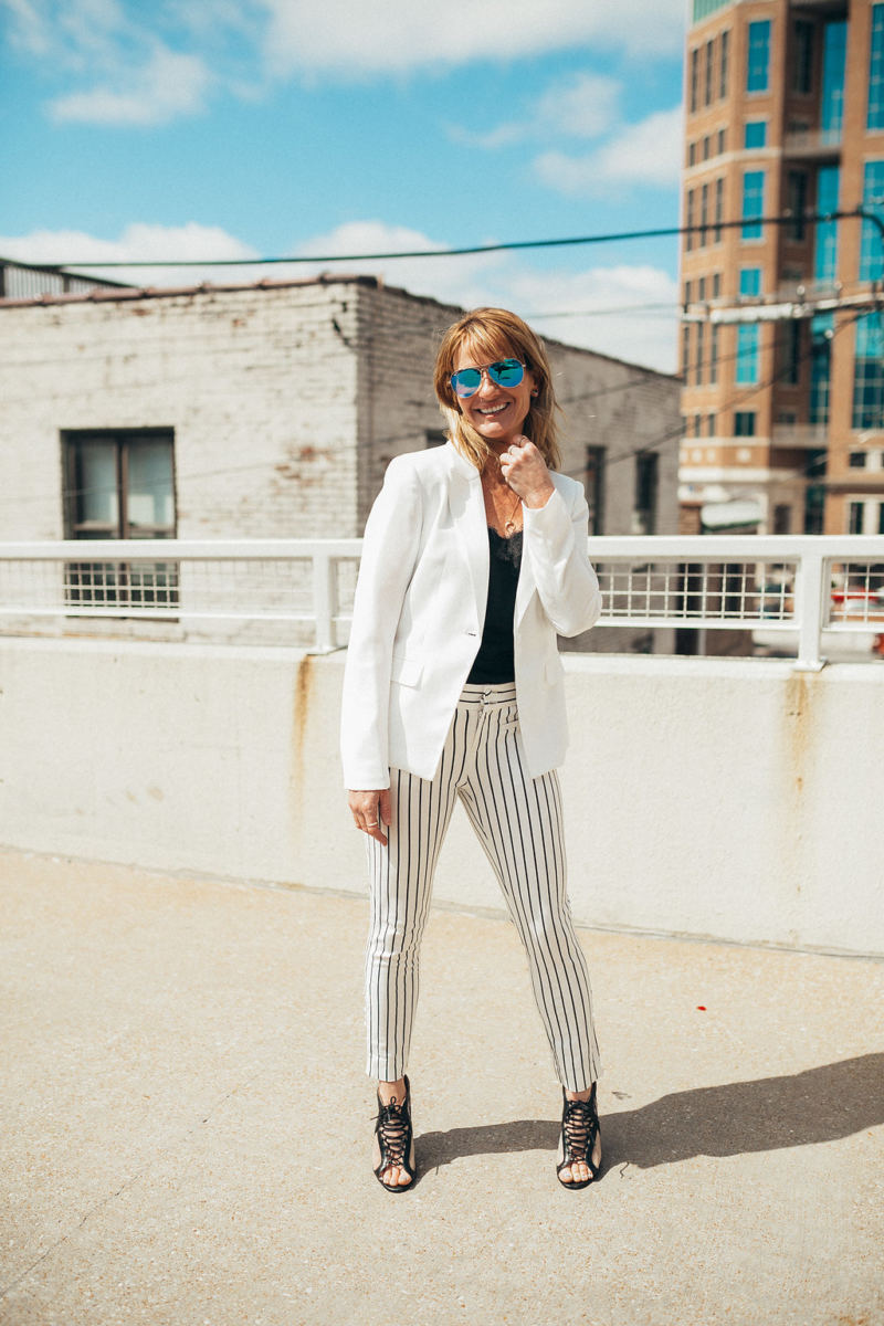 office chic outfit: How To Style Striped Pants 3 Ways