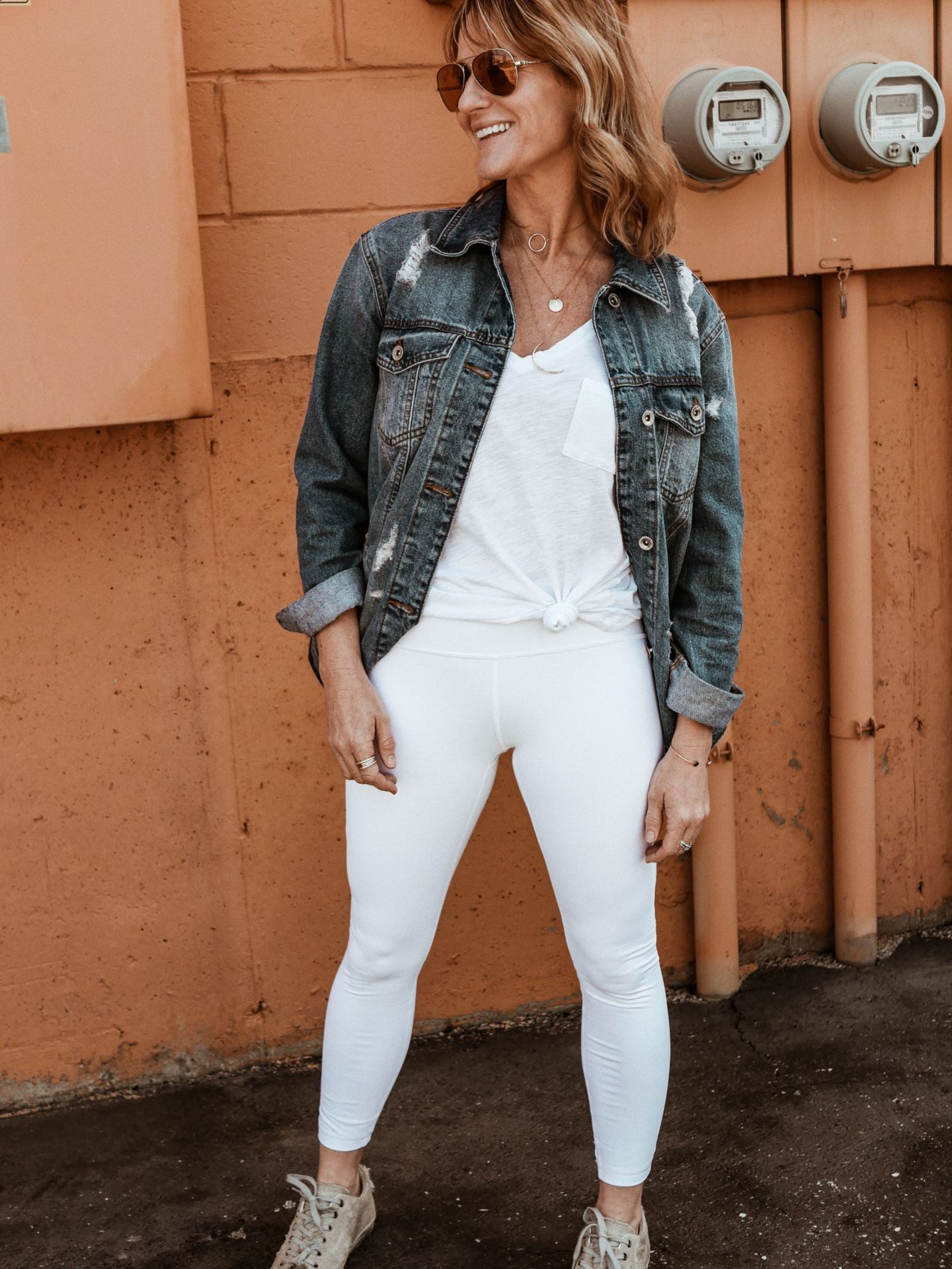 white lululemon leggings | oh darling blog 