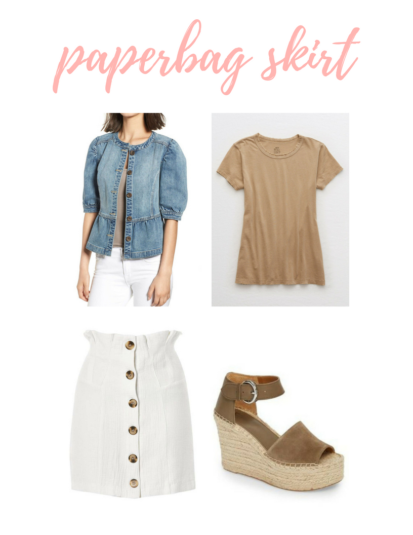 Paperbag Spring Outfit