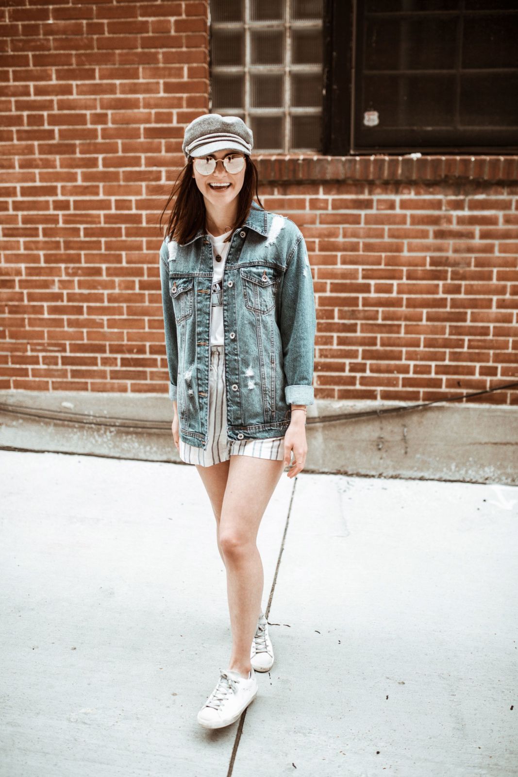 oh darling blog | styling shorts and a jean jacket