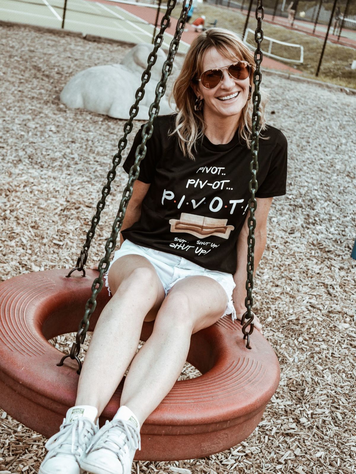 oh darling blog | friends pivot tee - 50 fun facts