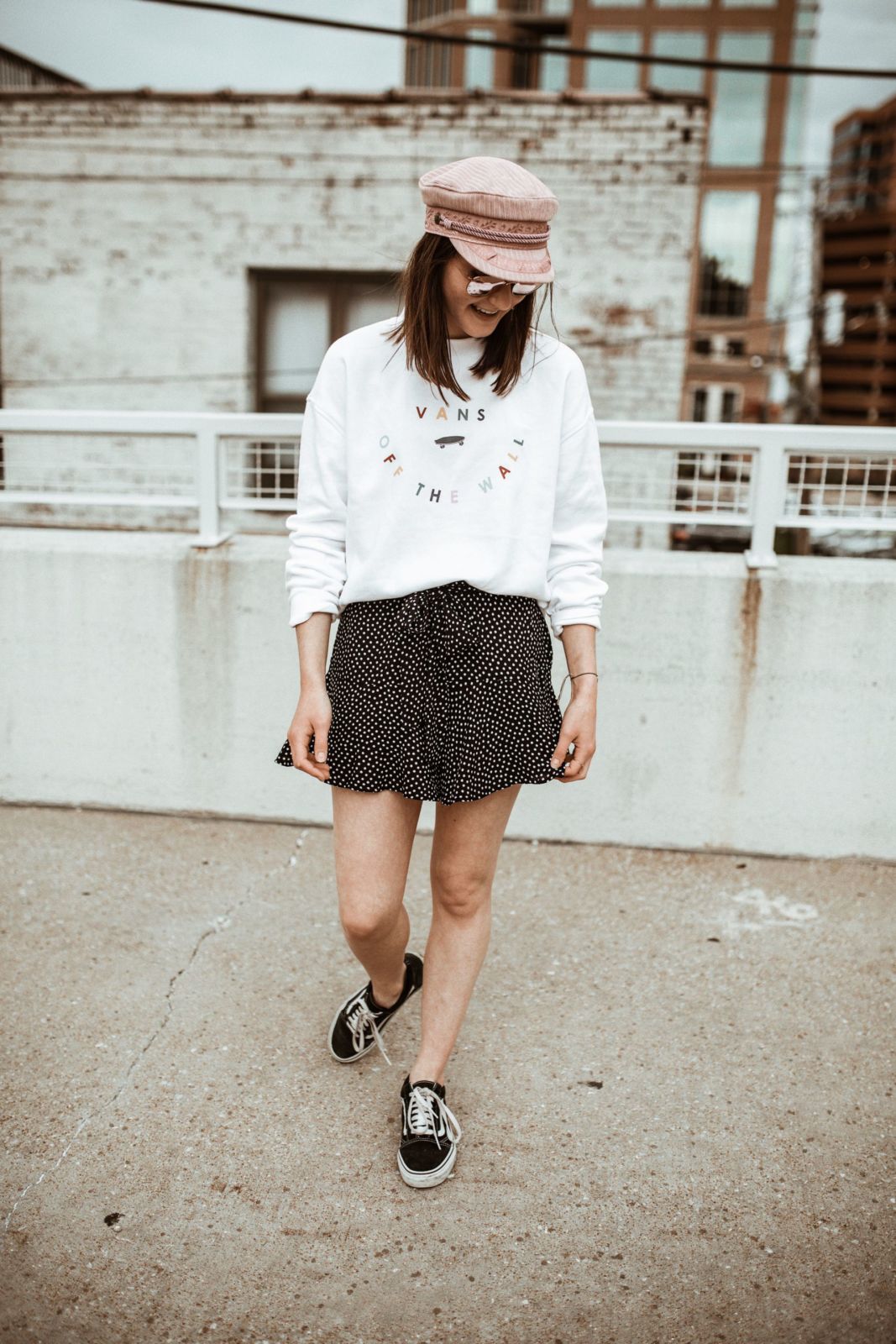 oh darling blog | styling zara skirt with vans