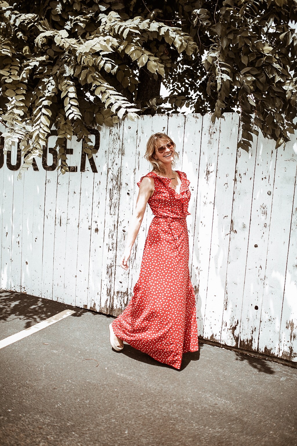 red maxi dress with espadrilles | oh darling blog 