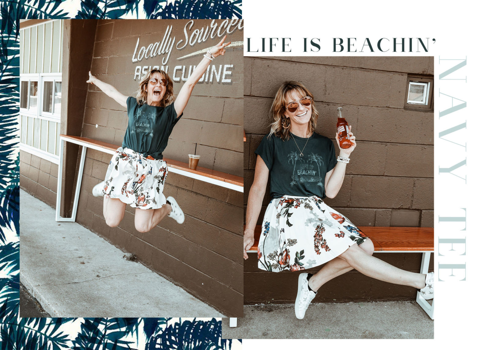 styling a graphic tee with a skirt | oh darling blog