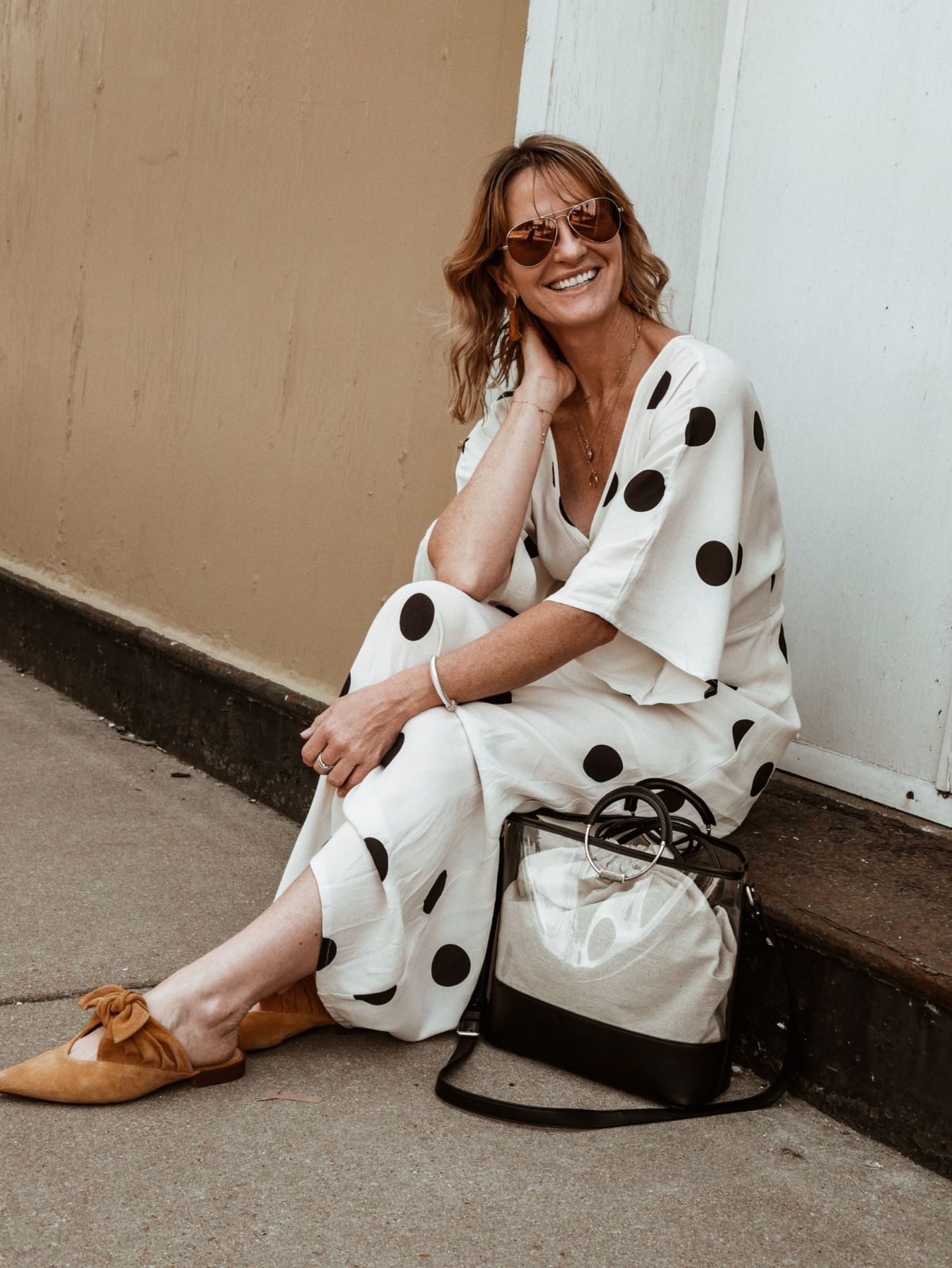 maxi dress with mules | oh darling blog