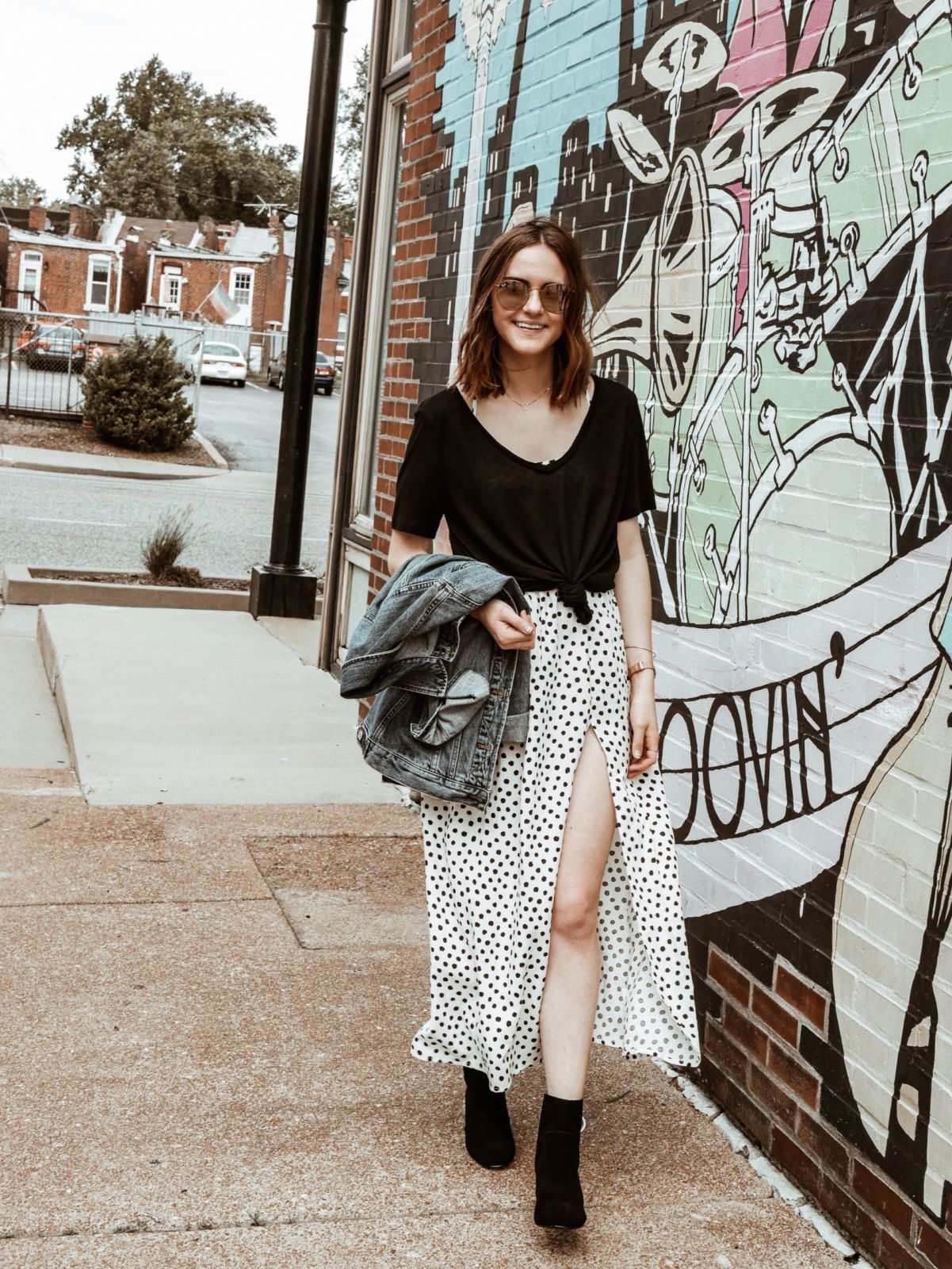 how to style a tee over a maxi dress | oh darling blog