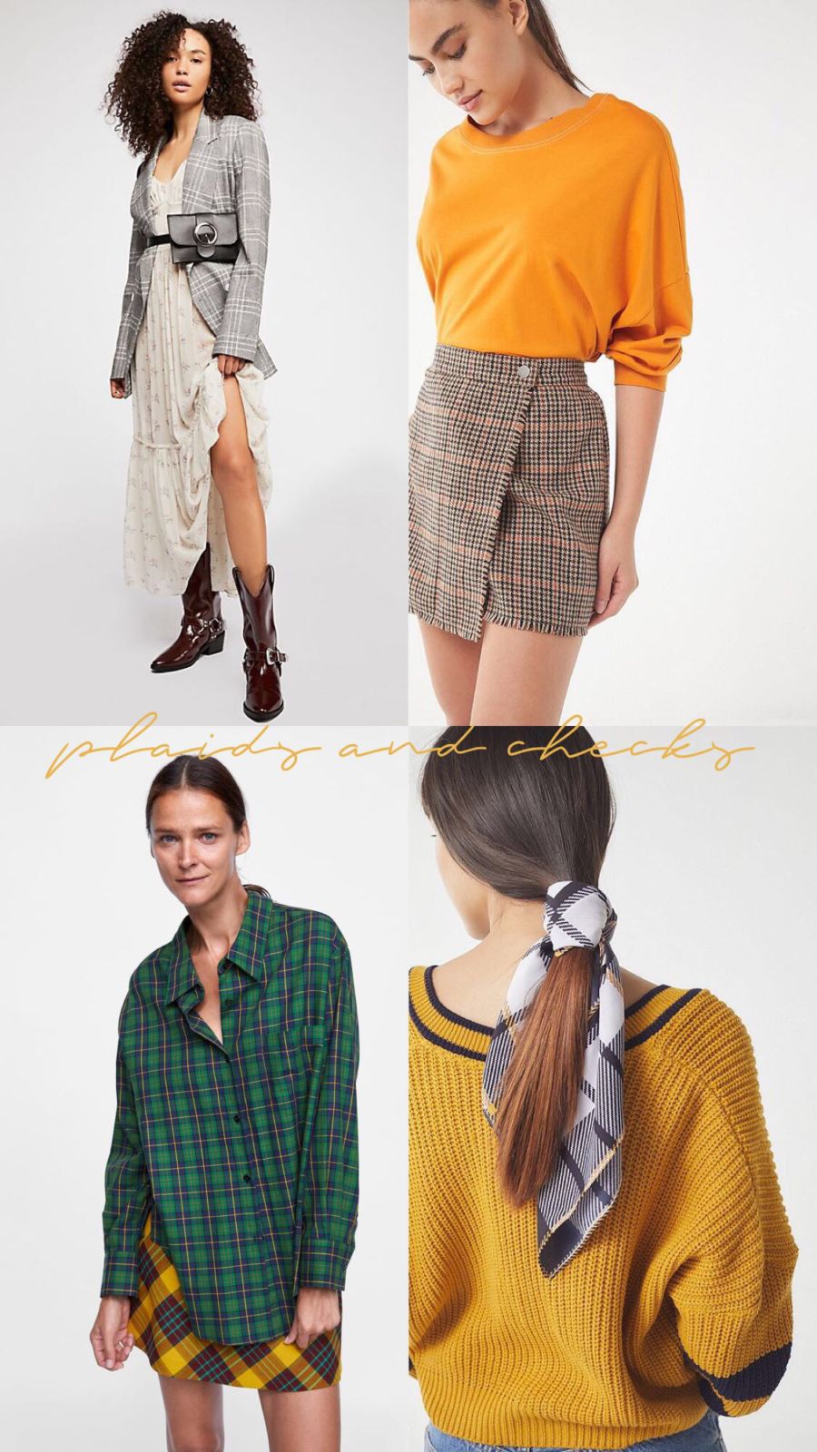 Fall 2018 trends | plaids and checks | oh darling blog