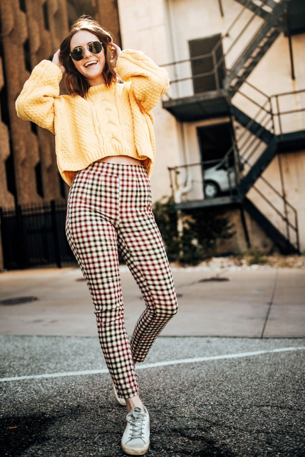 styling plaid pants | coco mccall | oh darling blog