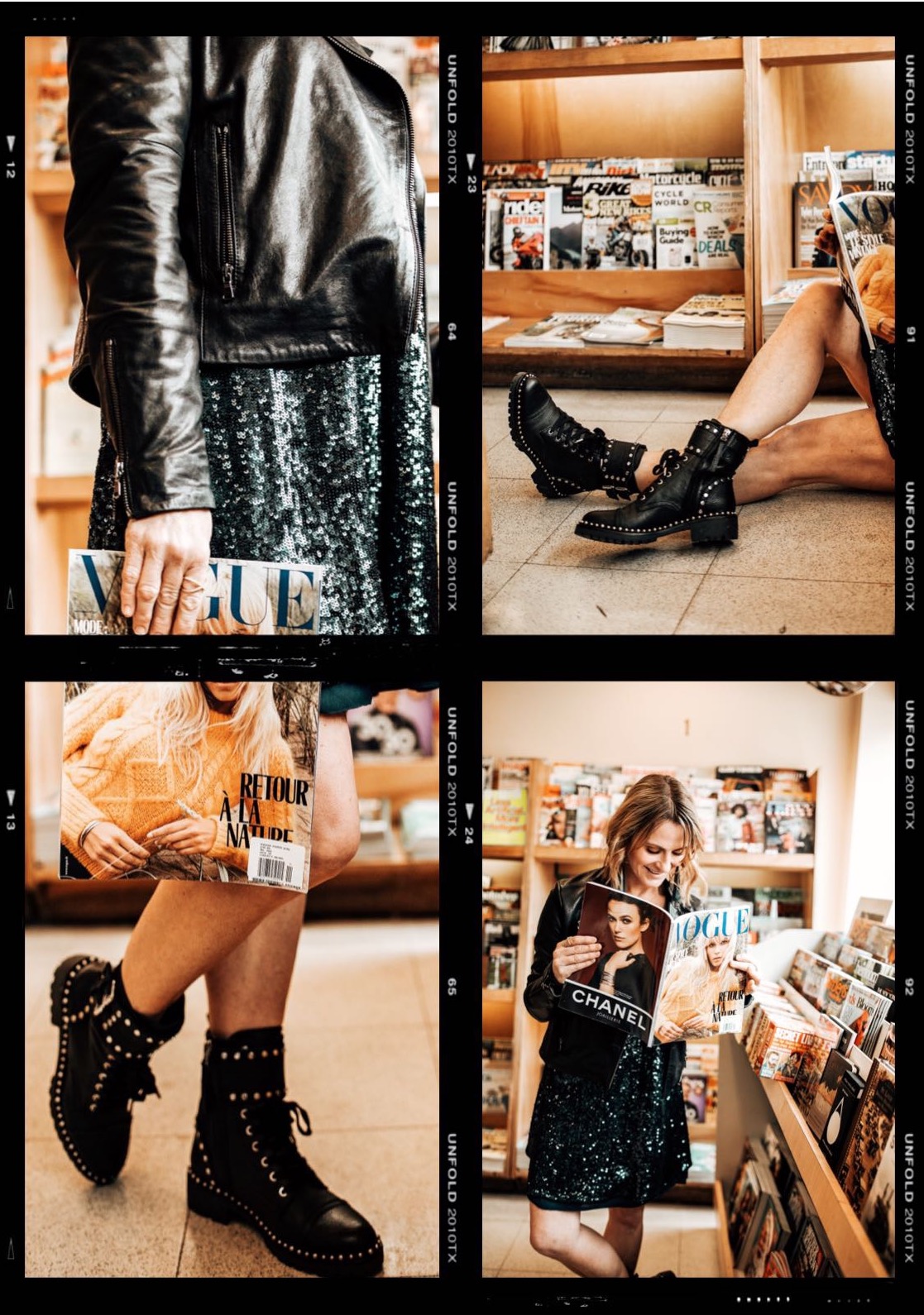 how to style a dress For The Holidays | sequin dresses | combat boots | leather jacket | oh darling blog