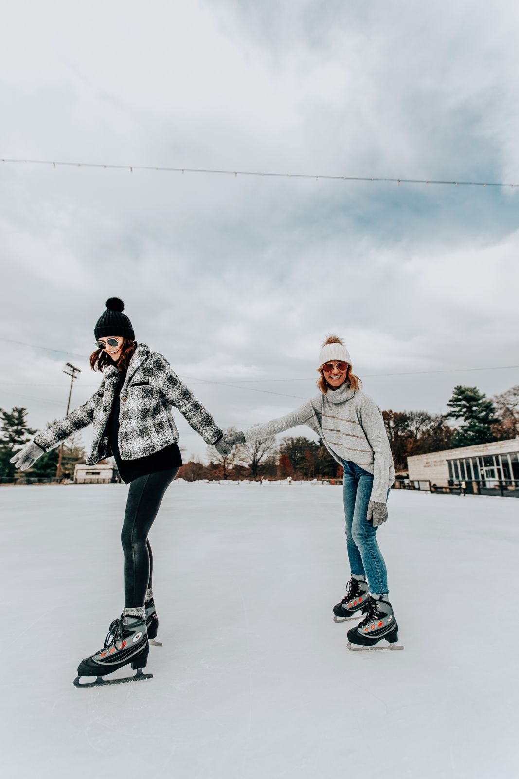 holiday bucket list | evereve | spanx leggings | free people sweater | dylan fuzzy plaid coat | kut from the cloth jeans | cupcake & cashmere sweater | oh darling blog