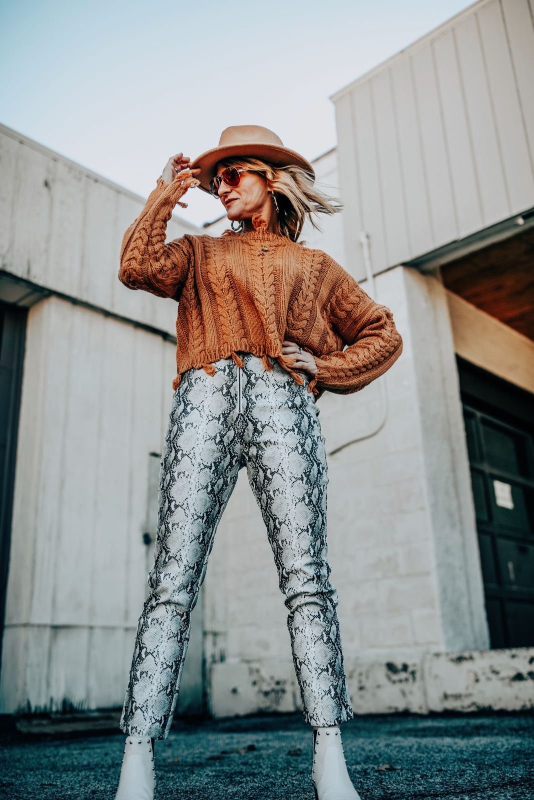 Snake Print Pants 