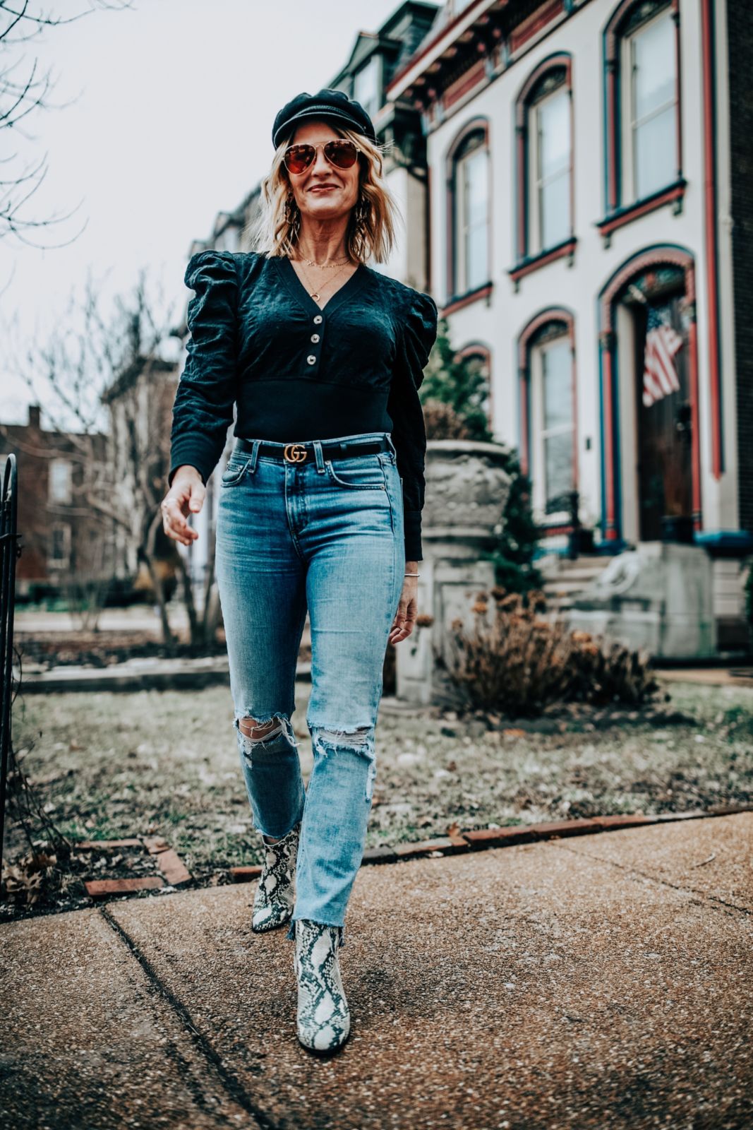 2019 fashion trends: puffy sleeves & snake print boots | oh darling blog