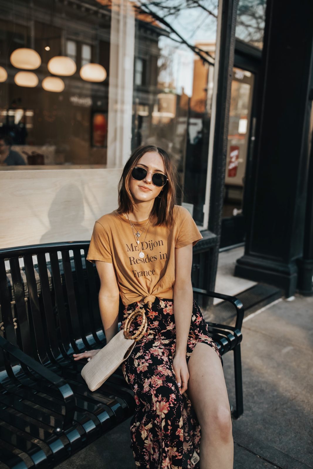 7 spring looks you need from lulus | midi skirt outfit casual | spring outfits casual | casual summer outfits | spring outfits women | graphic tee outfit | oh darling blog