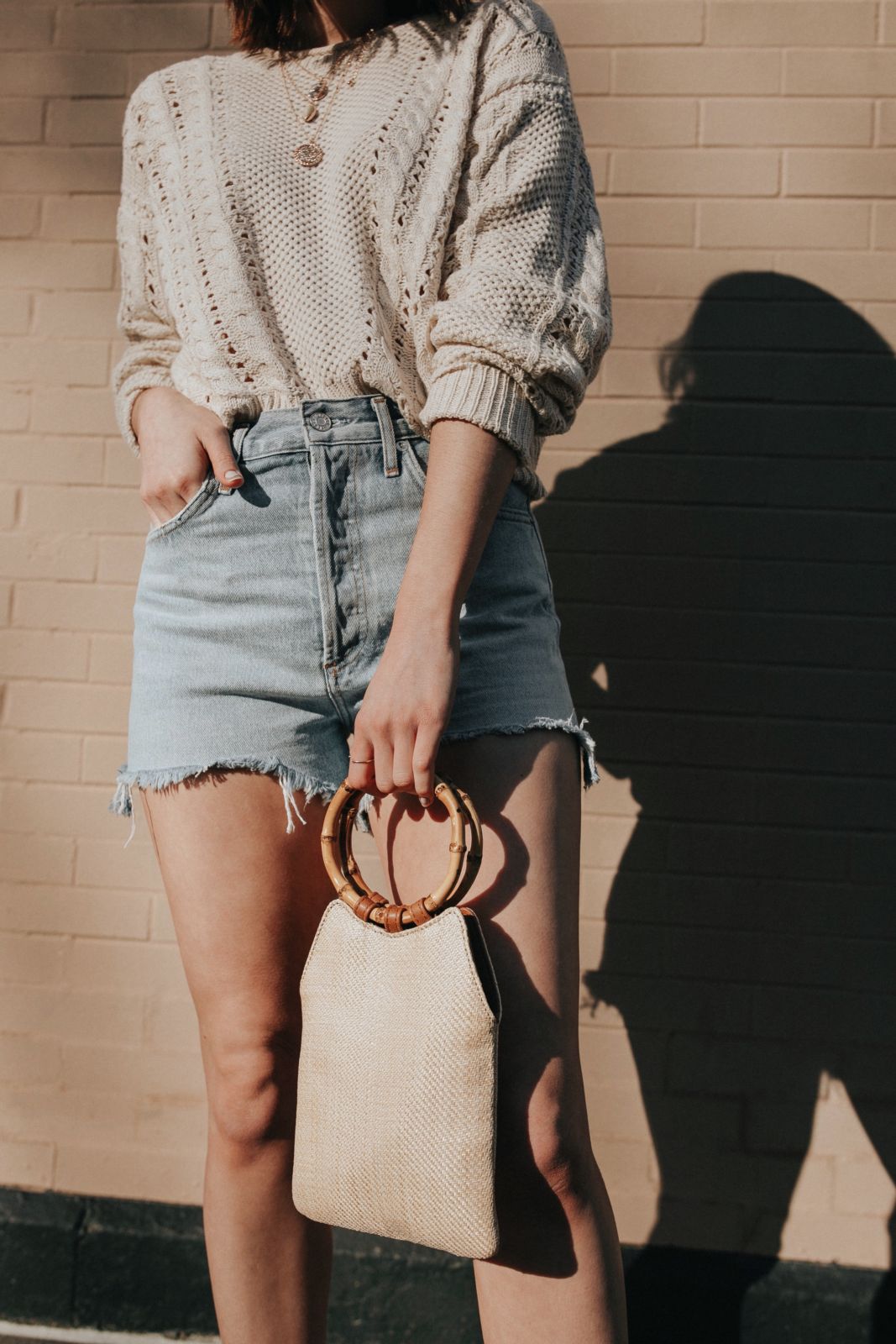 7 spring looks you need from lulus | agolde shorts | denim shorts outfit summer | denim shorts outfit | accessories bag | spring trends 2019 | oh darling blog