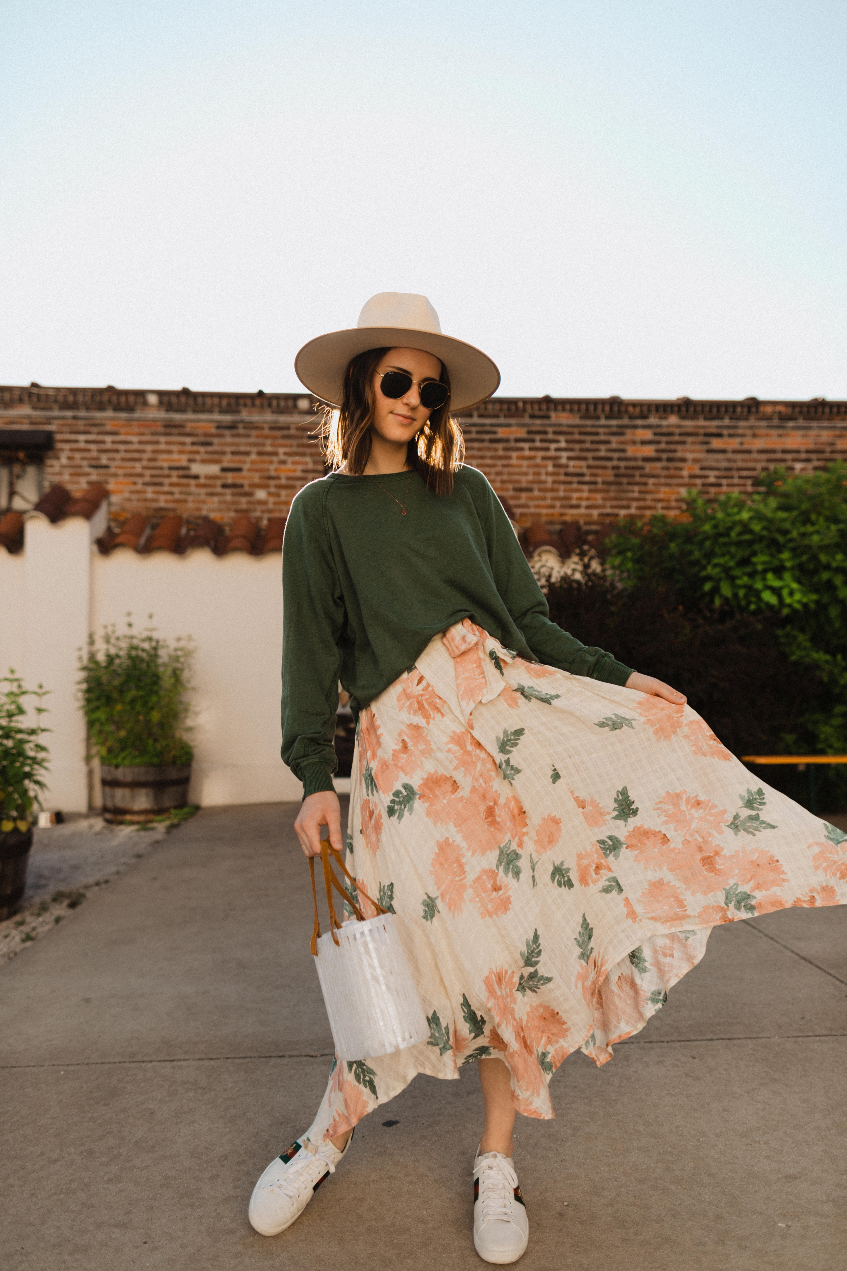 Lovestitch Clothing: 7 Outfits To Wear This Summer | midi skirt outfit | midi skirt outfit summer | midi skirt outfit casual | floral midi skirt outfit summer | floral midi skirt casual | maxi skirt outfit | sweatshirt outfit | sweatshirt outfit summer | Oh Darling Blog