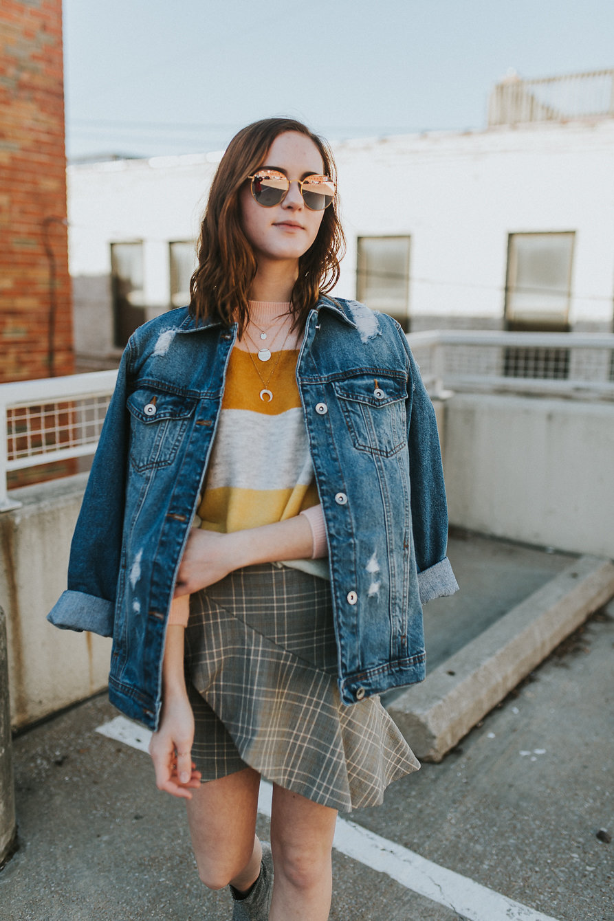 styling a denim jacket | oh darling blog