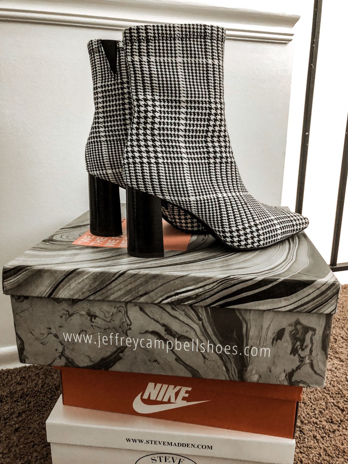 jeffrey campbell houndstooth boots