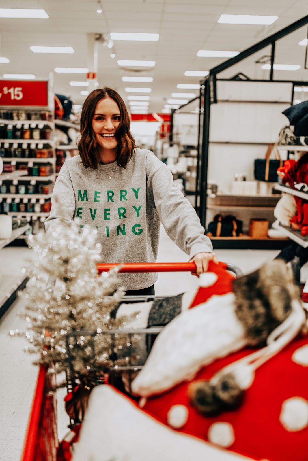 the best gift wrapping ideas | proper tees | chris loves julia | merry everything sweatshirt | oh darling blog