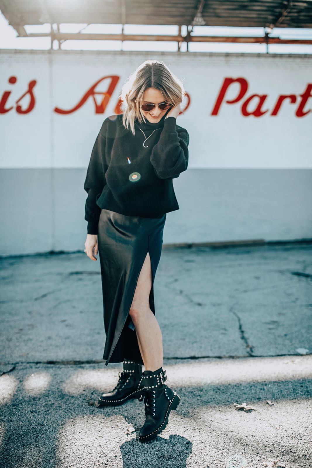 how to wear a slip dress | styling a slip dress | 4 ways to wear a slip dress | black slip dress | oh darling blog