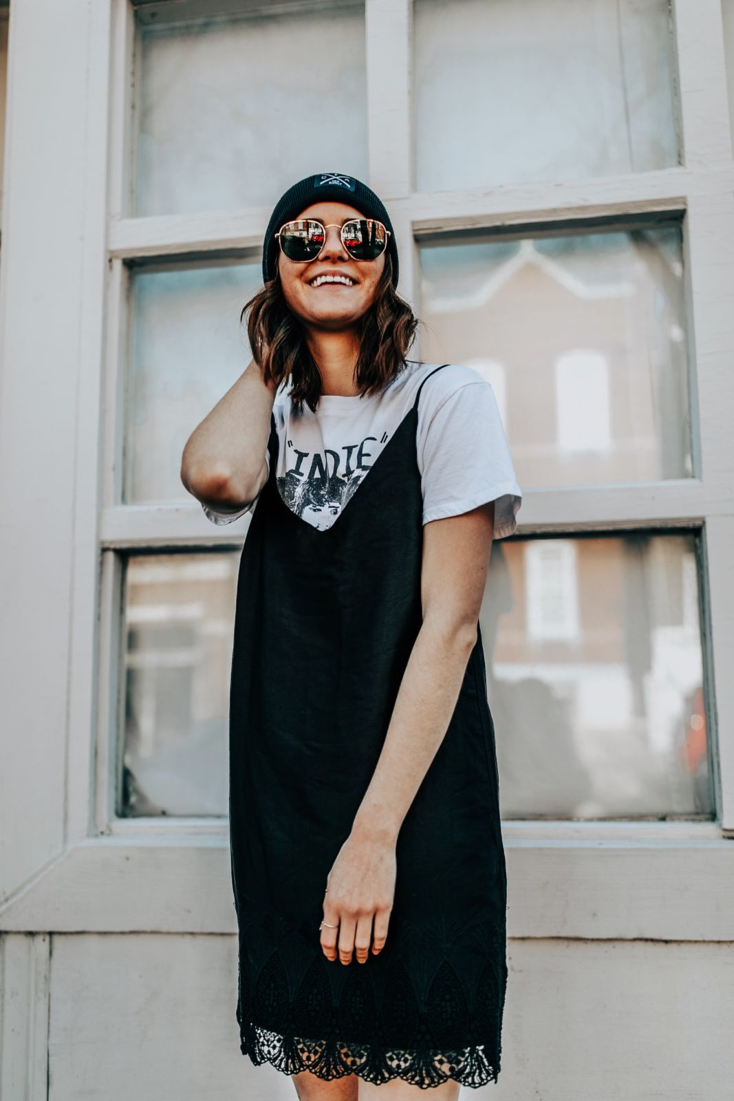 Easy Outfit Formula: T-Shirts + Slip Dresses – Closetful of Clothes